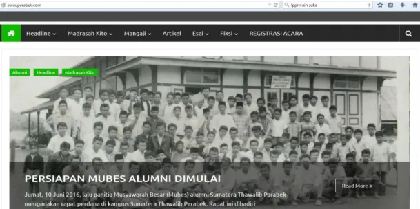 Gambar 1 Halaman Depan Surauparabek