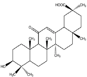 Gambar 4. Struktur Saponin Triterpenoid [16] 