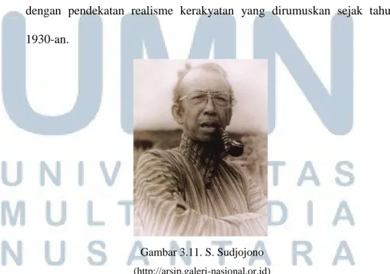 Gambar 3.11. S. Sudjojono  (http://arsip.galeri-nasional.or.id) 