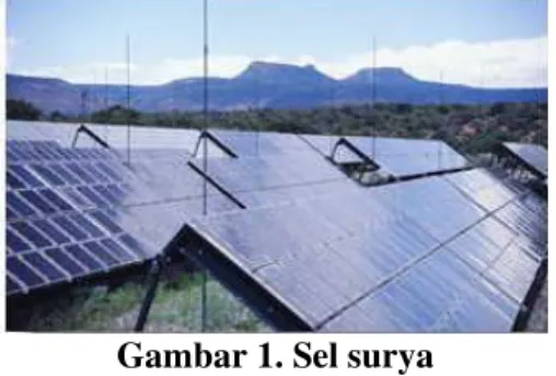 Gambar 1. Sel surya 