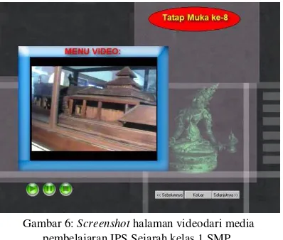 Gambar 6: Screenshot halaman videodari media 