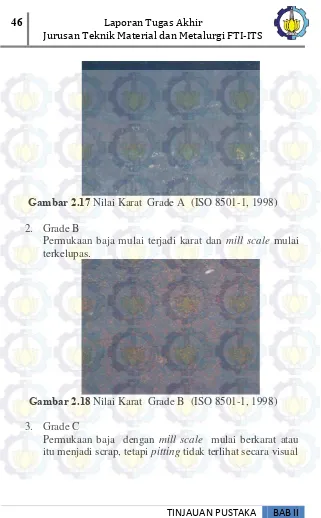 Gambar 2.17  Nilai Karat  Grade A  (ISO 8501-1, 1998) 