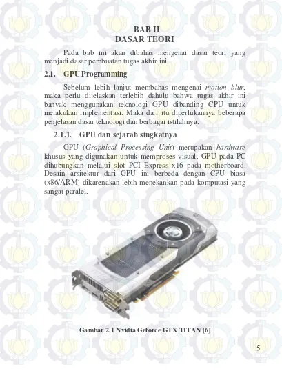 Gambar 2.1 Nvidia Geforce GTX TITAN [6] 