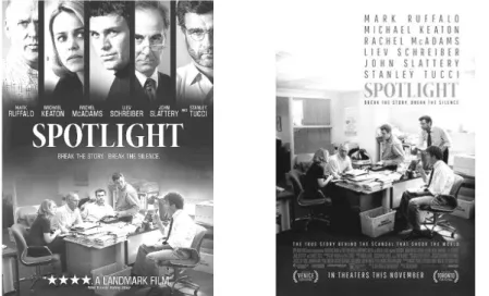 Gambar 1. Poster film “Spotlight” 