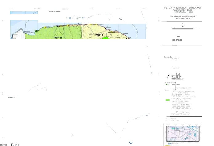 Gambar 3.3 . Peta Wilayah Pengembangan Kabupaten Buru