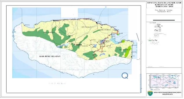 Gambar 3.5. Peta Kawasan Lindung Kabupaten Buru