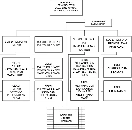 Gambar 1  Bagan Struktur Organisasi Direktorat Pemanfaatan Jasa 