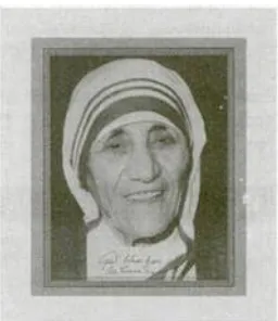 Gambar 2.3  Mother Theresa in Grayscale  