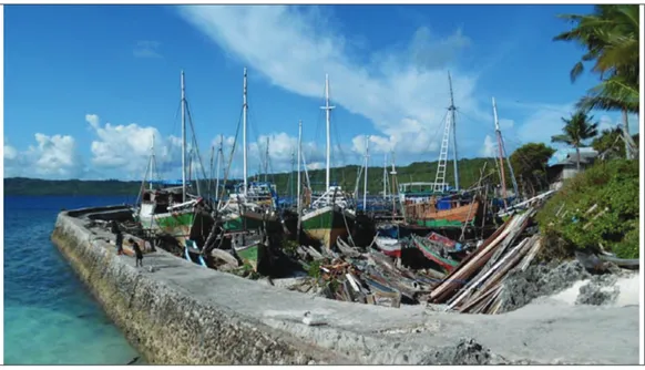 Gambar 2. Pelabuhan (Galangan) Perahu di Desa Haka