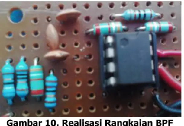 Gambar 10. Realisasi Rangkaian BPF 