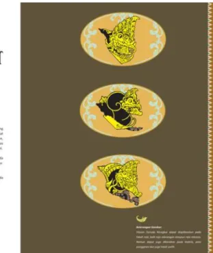 Gambar 14 Bab Aplikasi Asesori Busana   dibahas beberapa jenis ragam hias Garuda Mungkur 