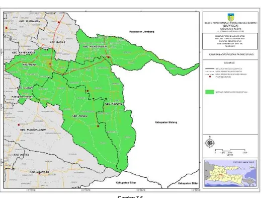 Gambar 7.6 Peta Kawasan Agropolitan Pakancupung 