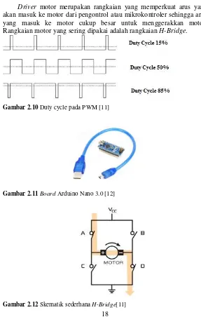 Gambar 2.11 Board Arduino Nano 3.0 [12] 