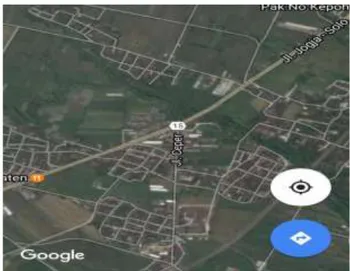 Gambar 1. lokasi penelitian (Sumber : Google maps)  2.2 Obyek Penelitian 