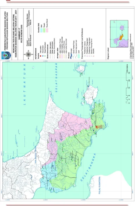 Gambar 2.5 Peta Geologi Wilayah Bangka Selatan 