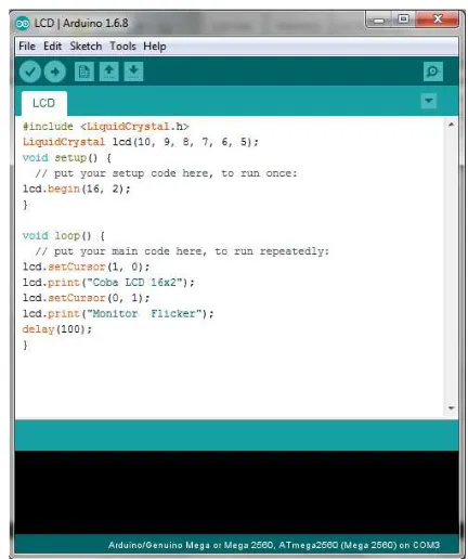 Gambar 2.5 Jendela Arduino IDE 