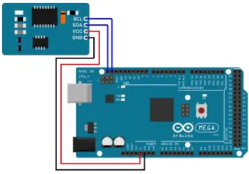 Gambar 3.10 Wiring Data Logger pada Arduino Mega 