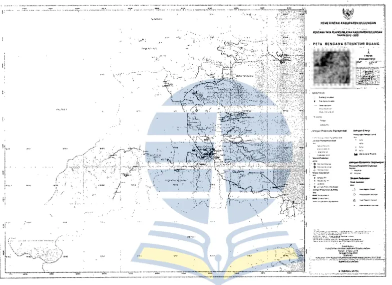 Gambar 4.1  Wilayah Administrasi Kabupaten  (Sumber: RTRW Kabupaten Bulungan) 