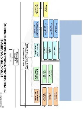 Gambar 2.2 Struktur  Organisasi PTPN III Medan 