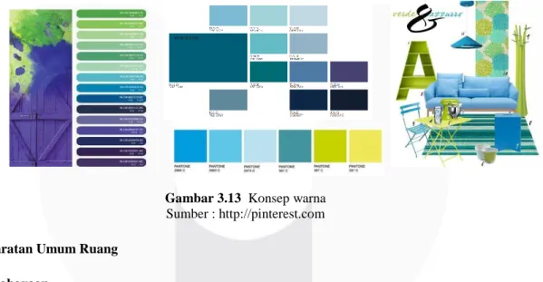 Gambar 3.13  Konsep warna  Sumber : http://pinterest.com 