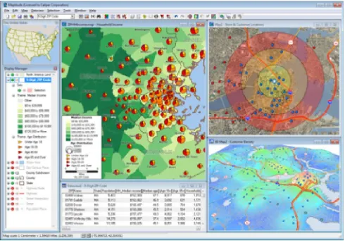 Gambar 2.6. Contoh software GIS berbasis desktop (Source: 