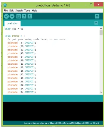 Gambar 2.8 Tampilan Arduino Software  