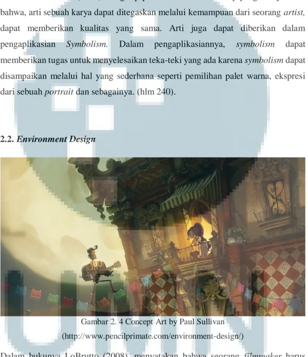 Gambar 2. 4 Concept Art by Paul Sullivan  (http://www.pencilprimate.com/environment-design/) 