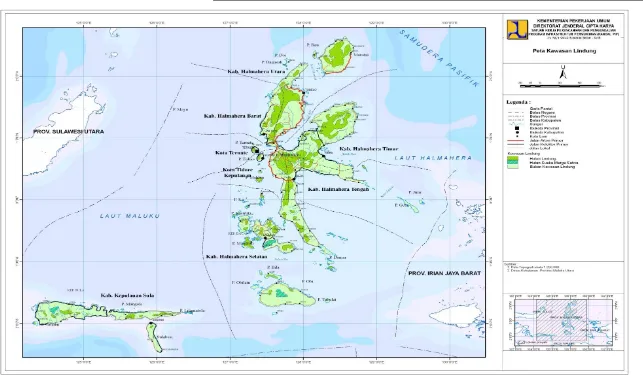 Gambar 3.1 Peta Rencana Pengembangan Kawasan Lindung di Provinsi Maluku Utara