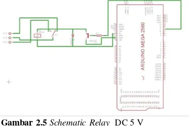 Gambar 2.5 Schematic Relay  DC 5 V 