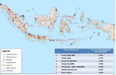 Gambar 3. 2 Konsepsi Pembangunan Infrastruktur melalui Pendekatan Wilayah 