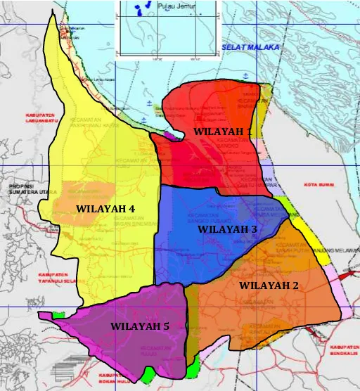 Gambar 3. 5 Wilayah SPAM Kabupaten Rokan Hilir 