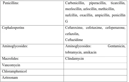 Table 2.1. Antibiotik Parenteral untuk OMSK (WHO, 2004)  