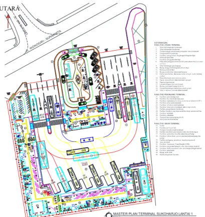 Gambar 7 Master Plan Terminal Sukoharjo Lantai 1 