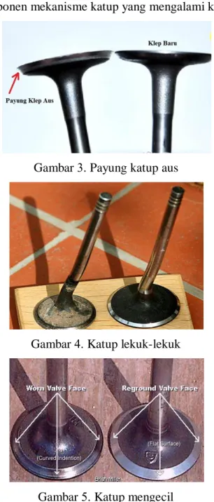 Gambar 3. Payung katup aus