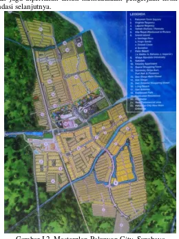 Gambar I.2. Masterplan Pakuwon City, Surabaya 