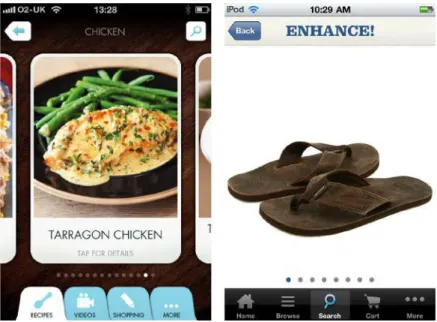 Gambar 2.21. Page Carousel  (Mobile Design Pattern Gallery, 2012) 