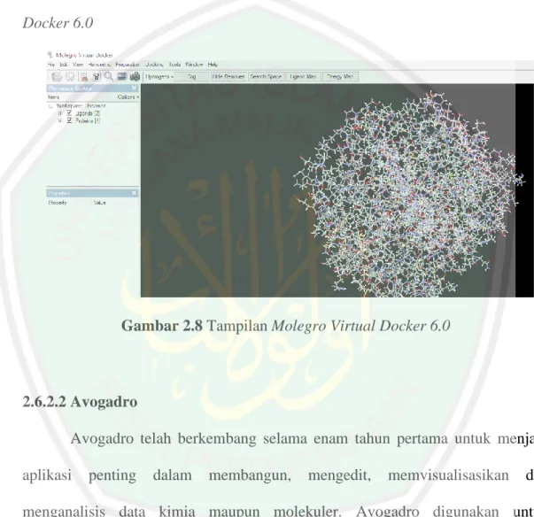 Gambar 2.8 Tampilan Molegro Virtual Docker 6.0 