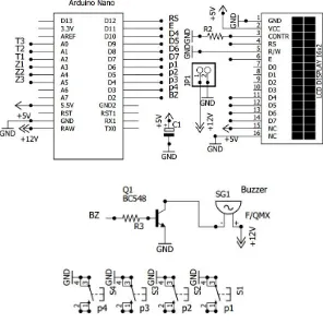 Gambar 3.6 Rangkaian kontrol Arduino 