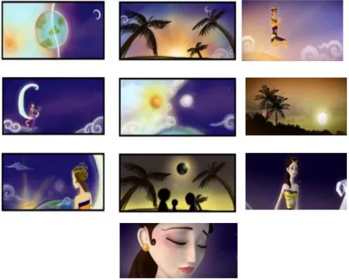 Gambar 11 Screenshot Film Animasi Pendek “Dewi yang Kesepian” 