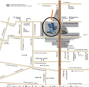 Gambar 3. 1 Peta Lokasi Proyek One Galaxy Surabaya 