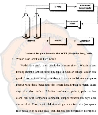 Gambar 6. Diagram Skematik Alat KCKT (Ahuja dan Dong, 2005).