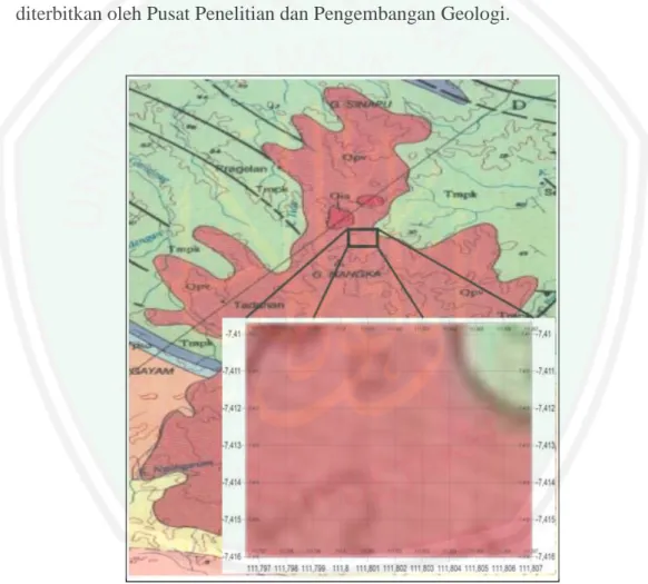 Gambar 2.2 Peta geologi regional Bojonegoro (Pringgoprawiro, H dan Sukido,  1992) 
