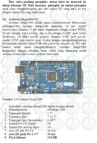 Gambar 2.9 Arduino Mega2560 