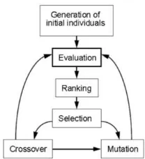 Gambar 2. 2  Struktur dari Algoritma Genetik