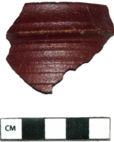 Fig. 12. A stoneware jug brim fragment made in 