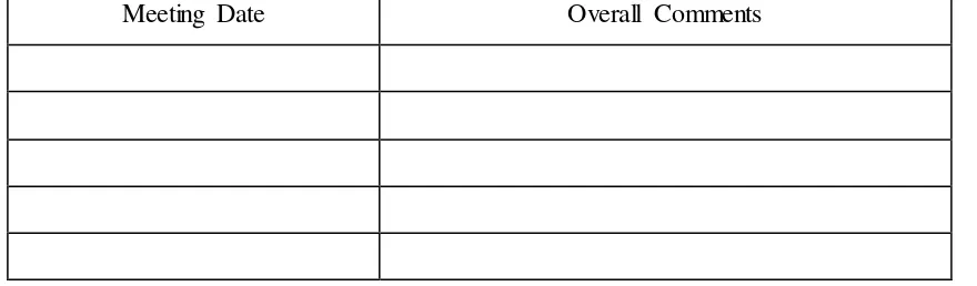 Table 3.2An Example of Field Note 