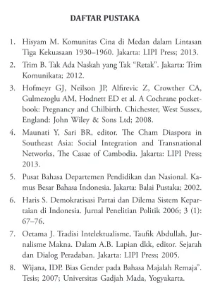 Gambar 7. Contoh datar pustaka