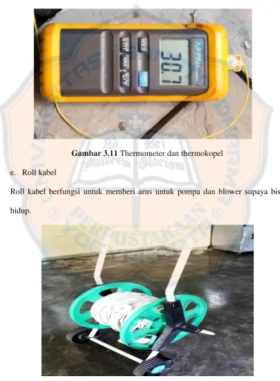 Gambar 3.11 Thermometer dan thermokopel 