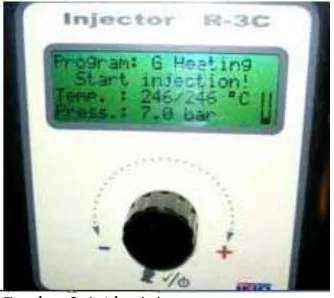 Gambar 2.4 Alat injector.  thermoplastic Manufacture of different types of Podariu A., Rusu L