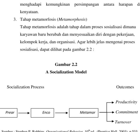 Gambar 2.2  A Socialization Model 